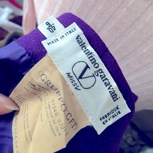 Valentino Garavani Purple pencil skirt
